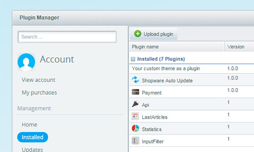 Inside the plugin manager